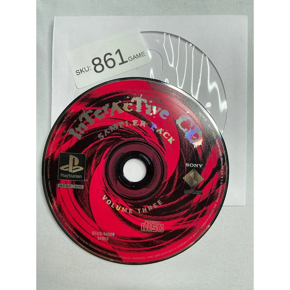 Sony PlayStation Interactive CD Sampler Pack Volume 3